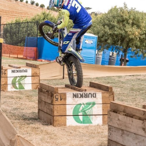 Motorbike tricks on display at the Thorpdale Potato Festival